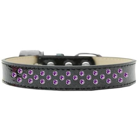 UNCONDITIONAL LOVE Sprinkles Ice Cream Purple Crystals Dog CollarBlack Size 12 UN847326
